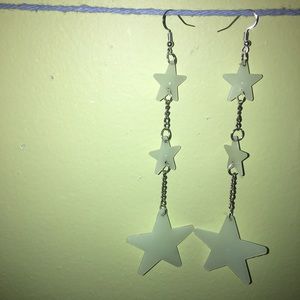 Glow in the dark star earrings
